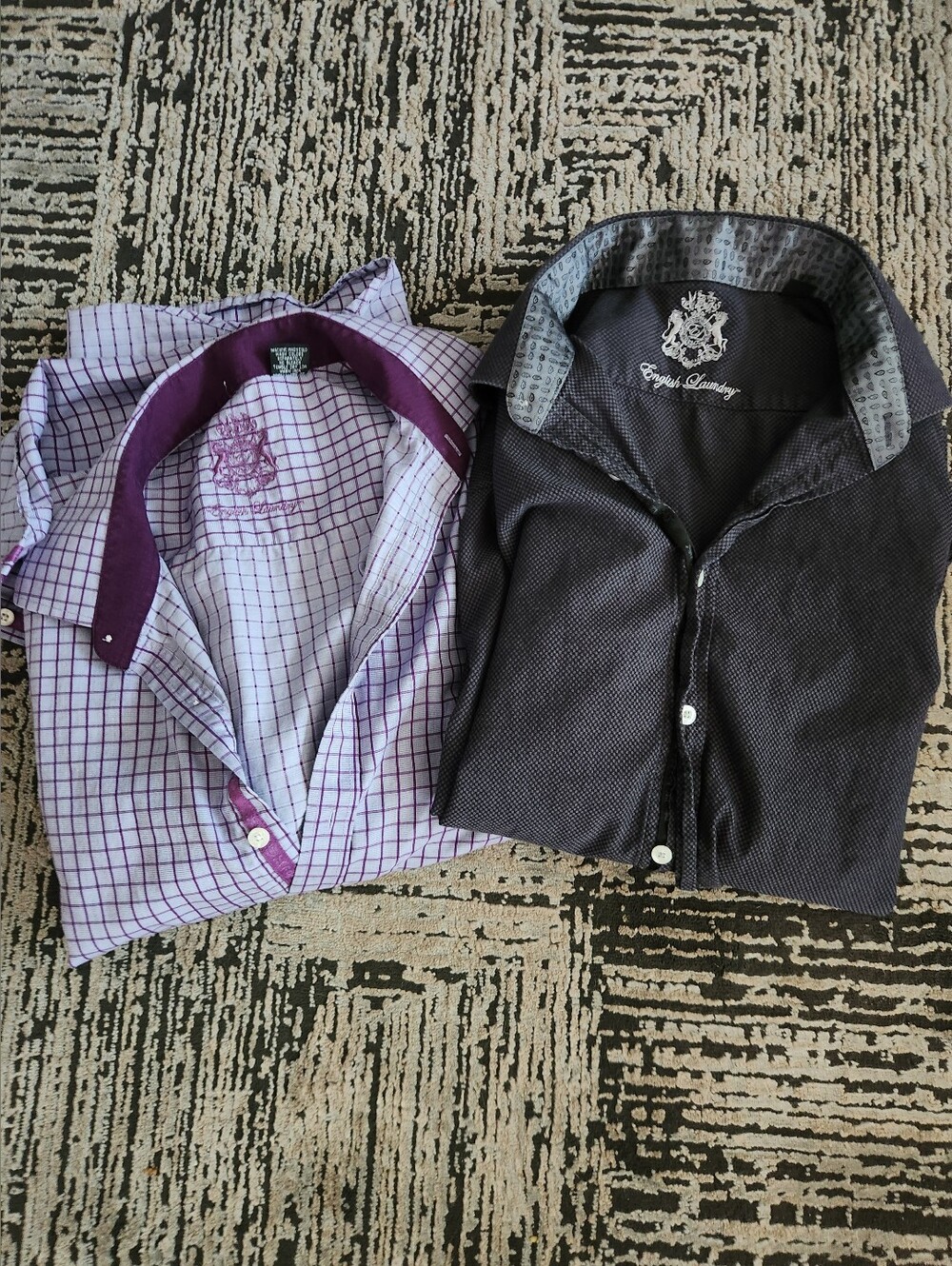 English Laundry Men’s Button-Down Shirts, Size 16.5 32-33